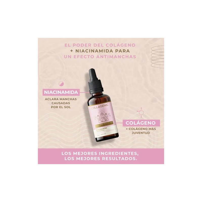 Serum Facial 50ml 10% Niacinamida Y Colageno Hidrolizado Tipo De