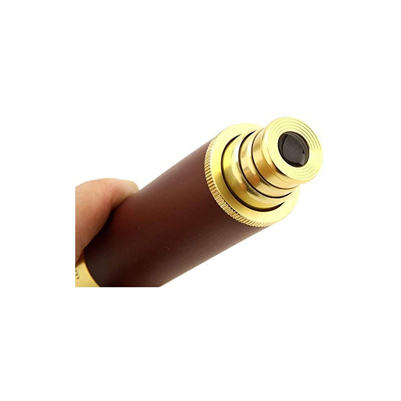 Vintage Pirate Adjustable Push-Pull Handheld Pocket Telescopic Monocular Optics Telescope