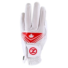 Zero Friction Men’s Cabretta Leather Canada Golf Glove, Left Hand, White