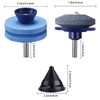 IRmm 4PCS Lawn Mower Blade Sharpener, Lawnmower Blade Sharpener for