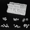 6 Styles Earring Backs for Studs, Metal Silicone Earring Backs