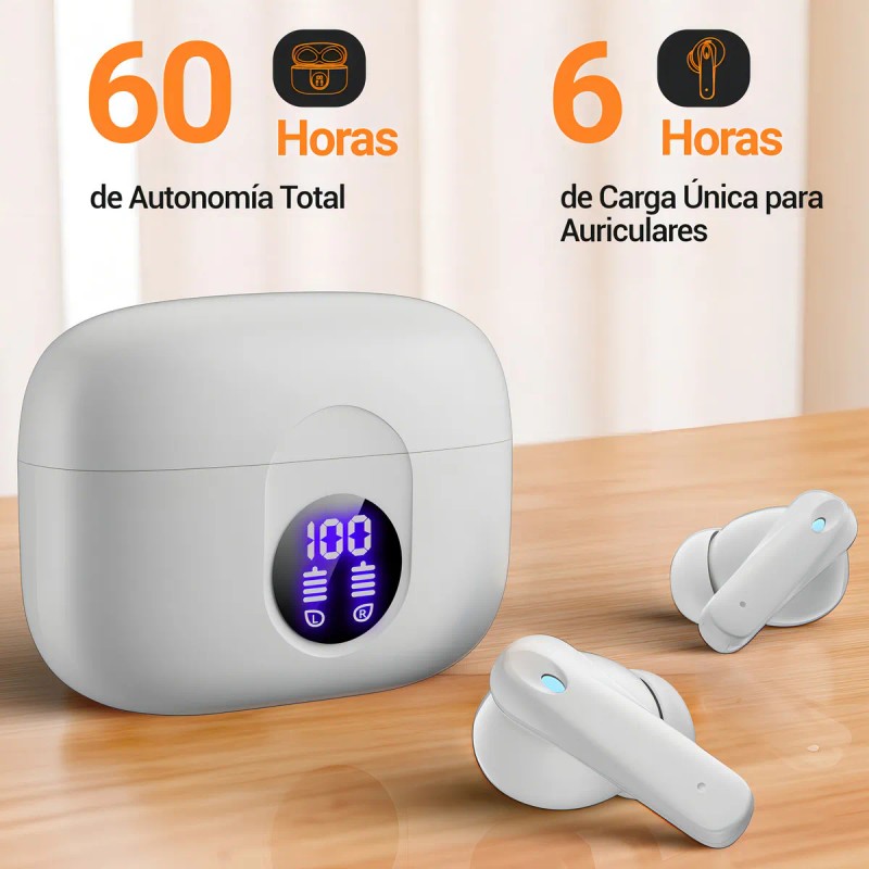 Audfonos inalmbricos bluetooth Occiam P91 In Ears Color Blanco -