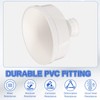 Duct Reducer 6"to2" PVC Round Duct Adapter Connector Fits DWV