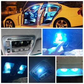 LED ICE Blue Light Interior Package Kit for Dodge Charger 2006-2016 (19 pcs)