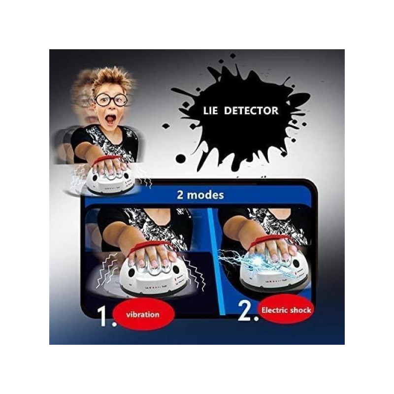 Electric Shocking Lie Detector, Tricky Novelty Game Interesting Polygraph Test