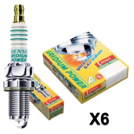 DENSO Set of 6 Spark Plugs Iridium Power DENSO 5353 High Performance V6 Pre-gapped