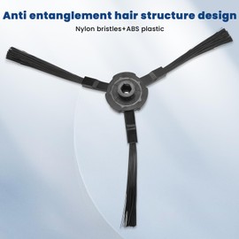 Jeanoko Robot Vacuum Collection Tray, Replacement Parts for Kalorik A6 A4 A4S - Side Brush, Filters Tool Kit (23176)