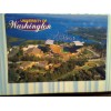THE PACIFIC NORTHWEST aerial view CHROME POST CARD UNIVERSITY OF