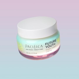 Pacifica Beauty, Future Youth Super Cream, Daily Moisturizer Face Cream, Ectoin, Hydrating, Firming, Lightweight, Non-Greasy, Vegan