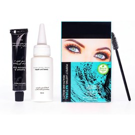 Kit profesional de tinte para cejas y pestañas color máscara semipermanente