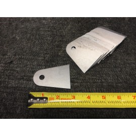 mmwfabs.com 1/8" Stainless weld tabs LASER cut any size shape qty Nice NR 013-385-18-SS