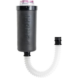 The Kong Skinny Can - Portable Coozie or Bottle Cooler/Cup With Detachable, Expandable, Hose To Funnel Your Drink (Black)