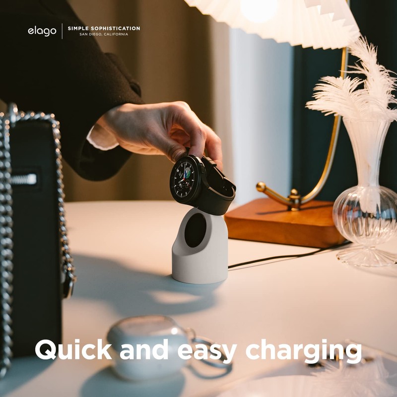 elago Charging Station Compatible with Galaxy Watch 4 / Classic