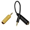 2-Pack 1/4 to 3.5 mm Stereo Headphone Jack Adapter TRS