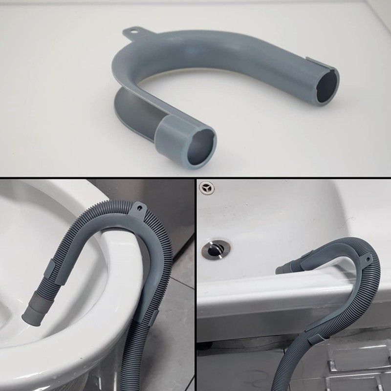 Pack of 2 washing machine hose holder, drain hose retaining