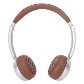 Retro Headphones, Over Ear Wireless Headset with Noise Cancelling, 50H Playtime, Hi Fi Lossless Sound,Lightweight Comfortable for Travel Home Work (Brown)