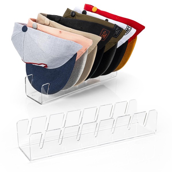 BEZONO New Acrylic Baseball Cap Display and Organizer Max 14