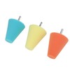 3PCS Hub Conical Polishing Sponge Buffing Foam Pad Wheel Care