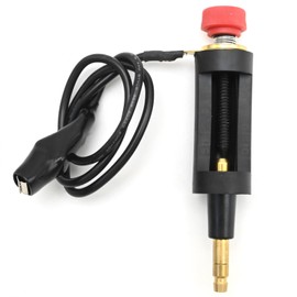 ZUDKSUY Adjustable Ignition Coil Tester, Black Coil-on Plug Ignition Spark Circuit Tester, Alloy Plastic Spark Plug Tester for Small Engines and Motorcycles