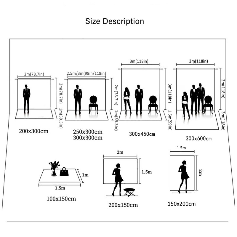 5X7ft Solid White Chromakey Photography Backdrop Video Studio White Portrait