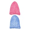 WOFASHPURET 2pcs Mesh Crochet Hair Net,Knit Women Hairnet Snoods Cover
