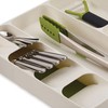 Silverware Drawer Organizer 3 in 1 Eco Friendly Plastic Multifunction