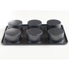 cotta 85667 Original Muffin Pan (6 Pieces), Gray, 10.2 x