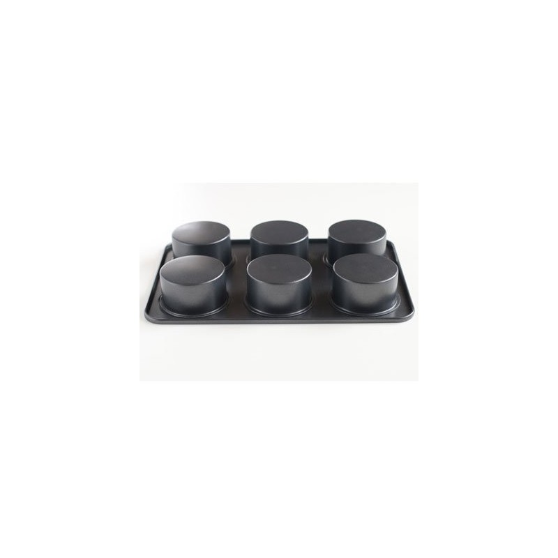 cotta 85667 Original Muffin Pan (6 Pieces), Gray, 10.2 x
