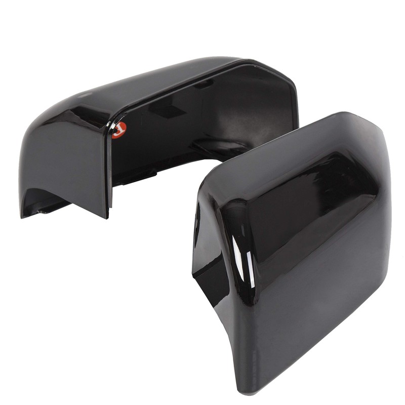 ECOTRIC Top Half Upper Driver/Passenger Side View Gloss Black Mirror