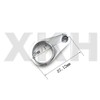 SMT- 25mm 1" Chrome Brake Line Clutch Cable Handlebar Frame