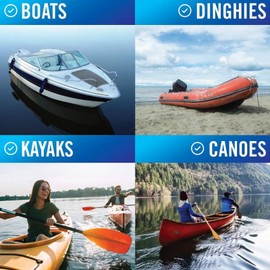 KLLJRFW Hand Bilge Pump Manual Bilge Pump with Hose Portable Hand Water Pump Kayak Pump for Yachts Boats Kayaks Speedboats (Black)