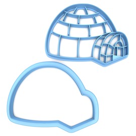 Sweet Prints Inc Set of 2 Igloo Cookie Cutter - Dishwasher Safe