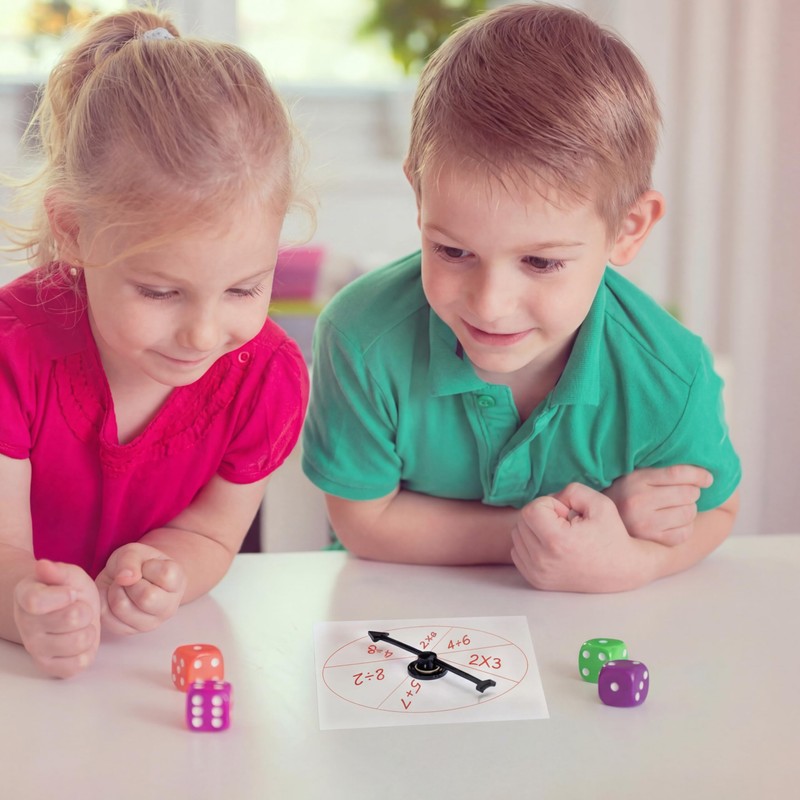 Gejoy Transparent Spinners Bulk for Classroom Clear Spinners Dry Erase