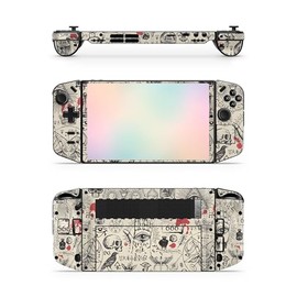 ZOOMHITSKINS Matte Gaming Skin Compatible with Lenovo Legion GO Skin, Alchemy Dark Magic Conspiracy Horror, Made in The USA