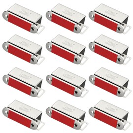 Cabinet Magnets Jiayi 12 Pack Magnetic Door Catch Stainless Steel Kitchen Cabinet Magnetic Catch Drawer Magnet for Cabinet Door Cupboard Magnetic Closures for Cabinet Magnetic Latches Cabinet Closer