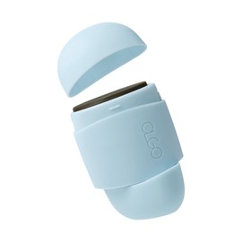 OLGO Marine Shampoo Stick Starter Kit - 1 case + 1 refill shampoo | Refillable solid shampoo for normal to oily scalp | Kelp and Marine plants with Biotin