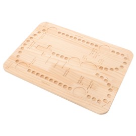 NUOBESTY Bead Board Beading Tools Beading Board Bead Rosary Board Bead Making Tray Necklace Bracelets Bead Design Board Ead Boards for Jewelry Making Bracelet Board Beading Tray