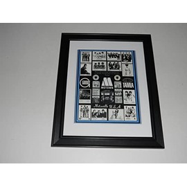 Framed Motown Poster Marvin Gaye, Four Tops, Jackson 5 Album Cover Art 14"x17" Temptations