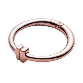 iHELIA Purse Hook Hanger for Table (Signature) - Premium Bag Holder w/ 90, 180 Degree Rotatable Function Design (Rose Gold)