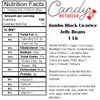 Candy Retailer Jumbo Jelly Beans (1 Lb, Black Licorice)