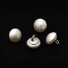 8mm Austria Crystal 5817 Pearl Bridal Button with Shank by