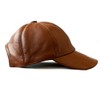 100% Real Genuine Sheepskin Baseball Cap Hat Sports Visor (Dark