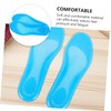 Healvian 1pair Thick Gel Sports Insoles Breathable Shock-absorbing Shoe Pads