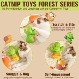 3PCS Juguete de Hierba para Gato, Replica Insecto Durable Gatito Morder Juguete Interactivo Patear Que Se Pueden Usar para Gatos Masticar/Patear/Jugar