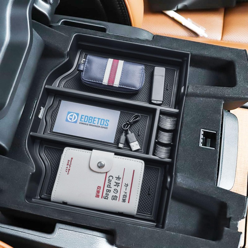 EDBETOS Full Center Console Organizer Compatible with 2019-2023 2024 2025