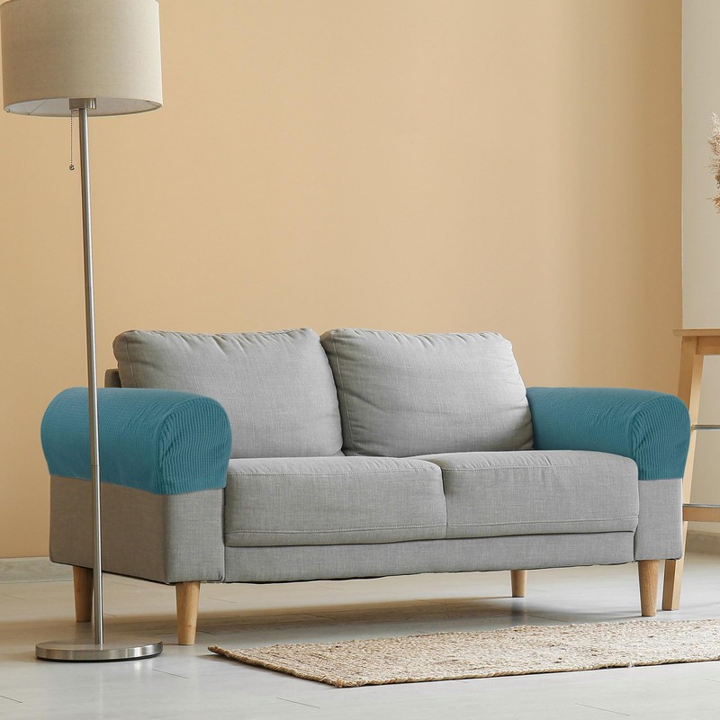 uxcell Stretch Armrest Covers Armchair Anti-Slip for Chairs Sofas Couch