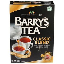 Barry's Tea Bags, Classic Blend, 80 Count, 8.8 Oz, (00102506)