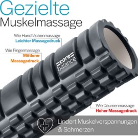 Core Balance 1.5 cm Thick Yoga Exercise Mat NBR Foam, black