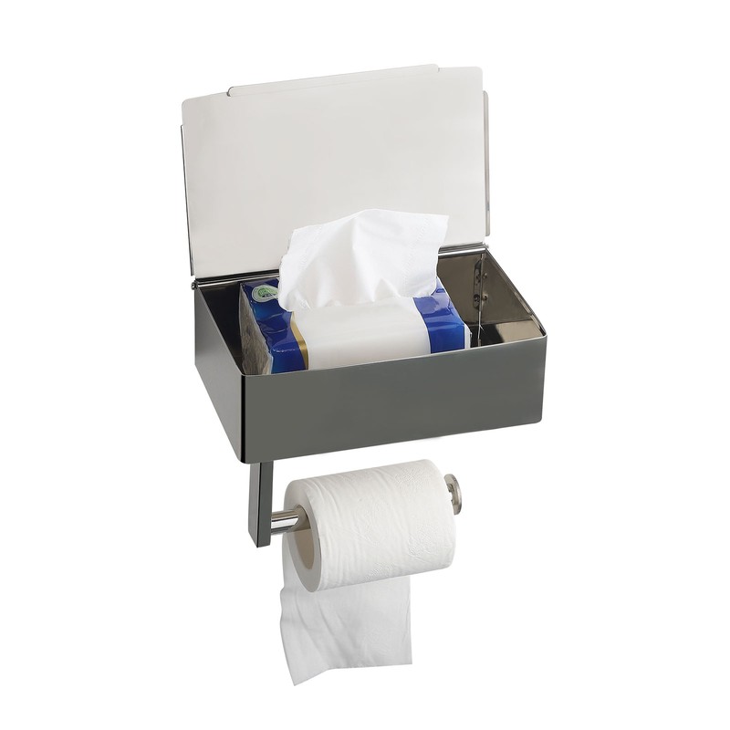 Rolling Paper Rack Can Put Wet Wipes Stainless Steel Drawer