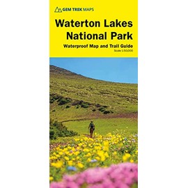 Waterton Lakes National Park Map | Gem Trek Maps